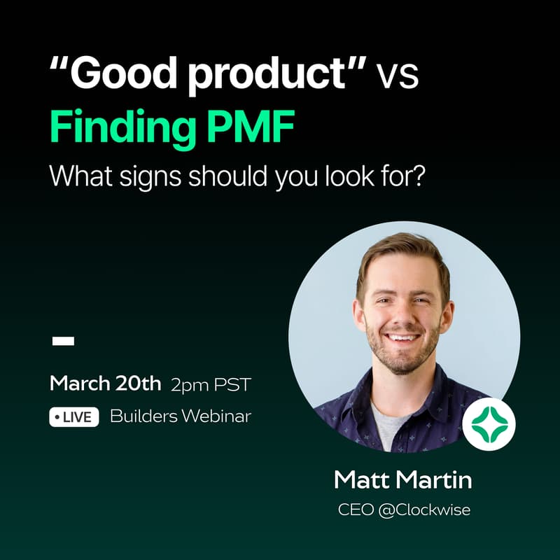 Cover Image for Builders Webinar | Matt Martin @Clockwise