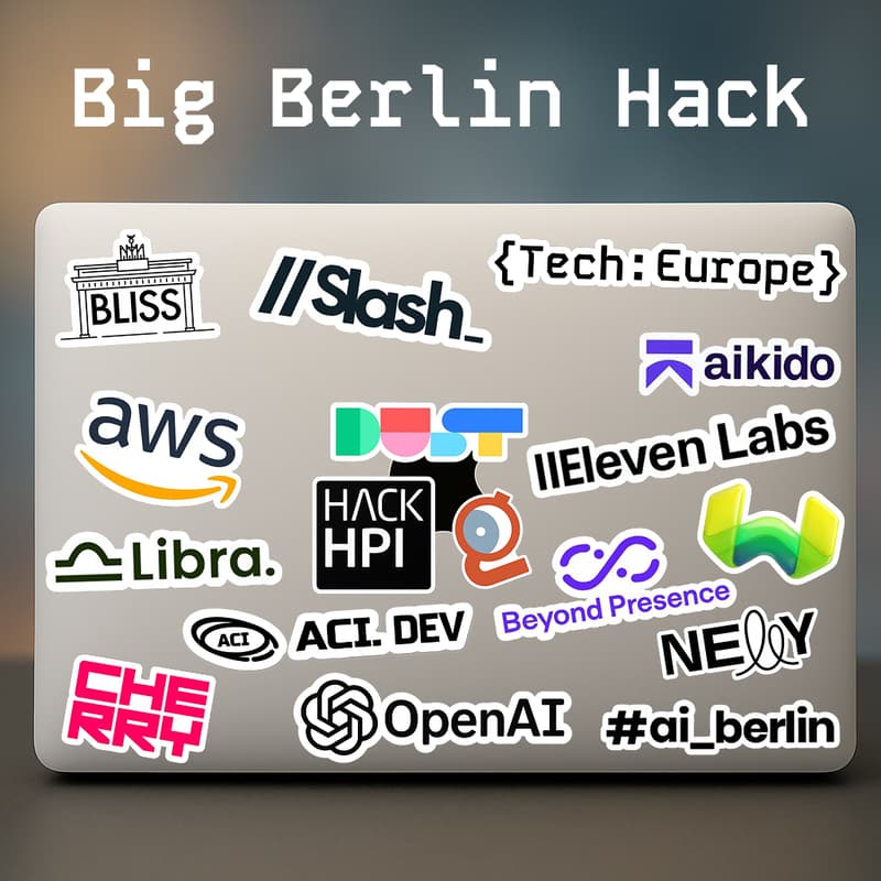 Cover Image for Big Berlin Hack - 300 Builders, 36 Hours, 10kβ¬+ Prizes