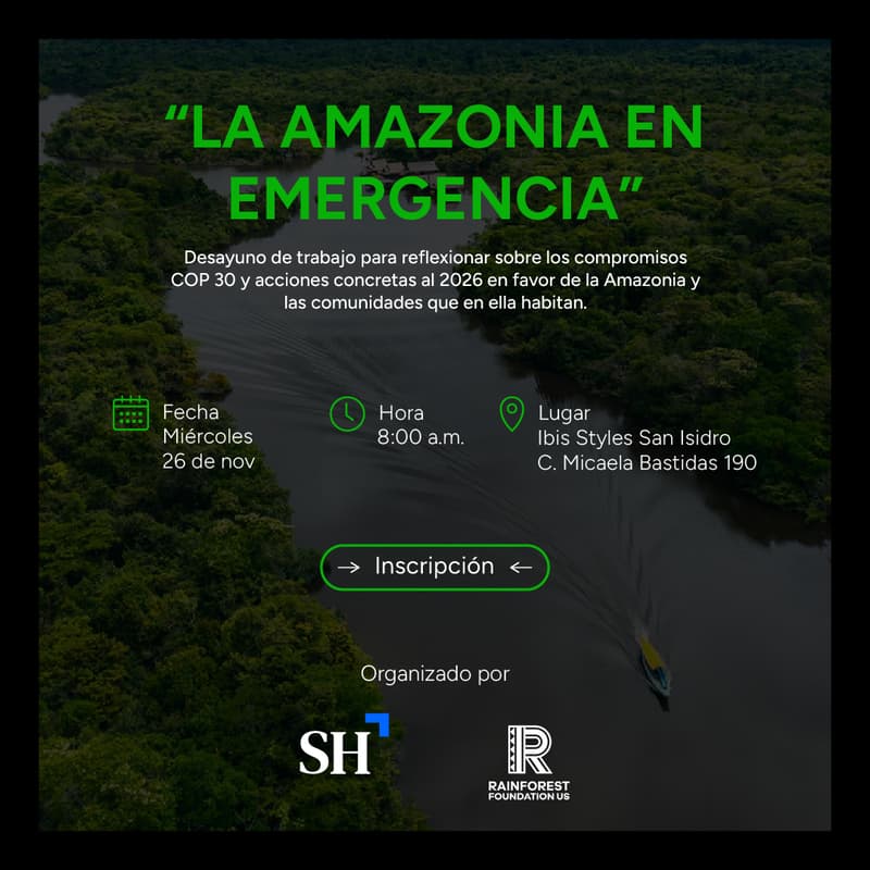 Cover Image for Desayuno: “La Amazonia en Emergencia”
