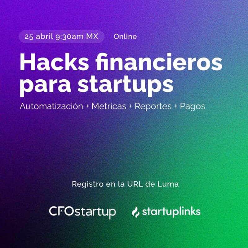 Cover Image for Hacks financieros para startups 📊