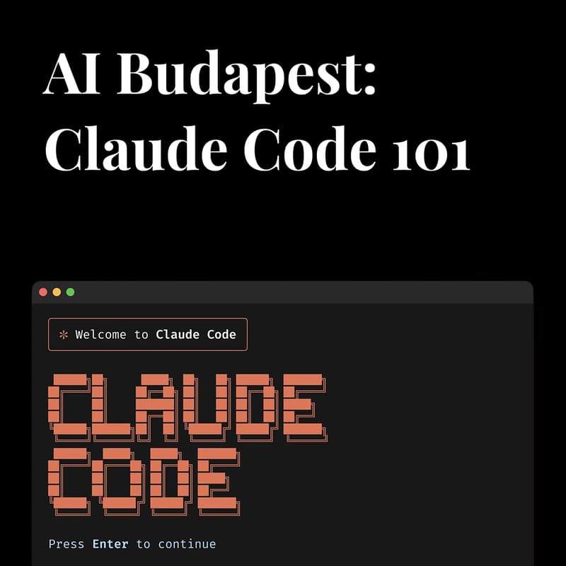 Cover Image for Claude Code 101 - kezdj el magabiztosan építeni!