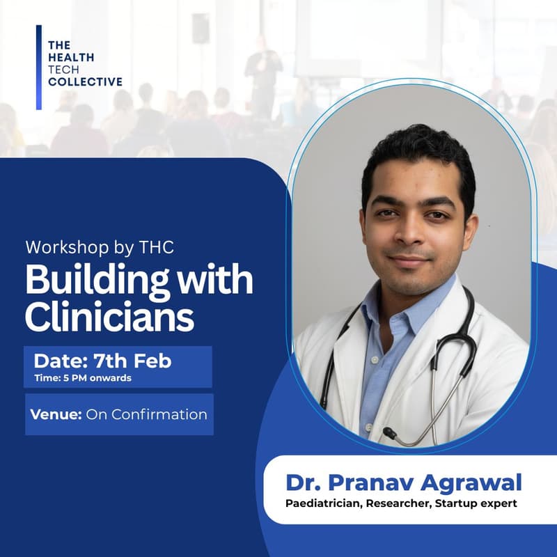 Cover Image for THC Workshop series | Building with clinicians