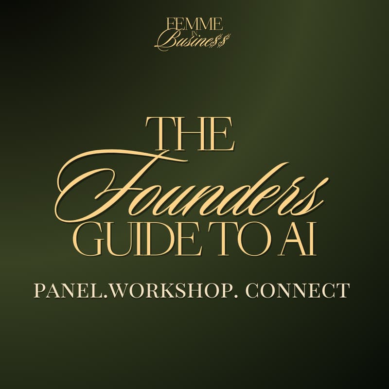 Cover Image for AI for Female Founders: A Beginner's Workshop