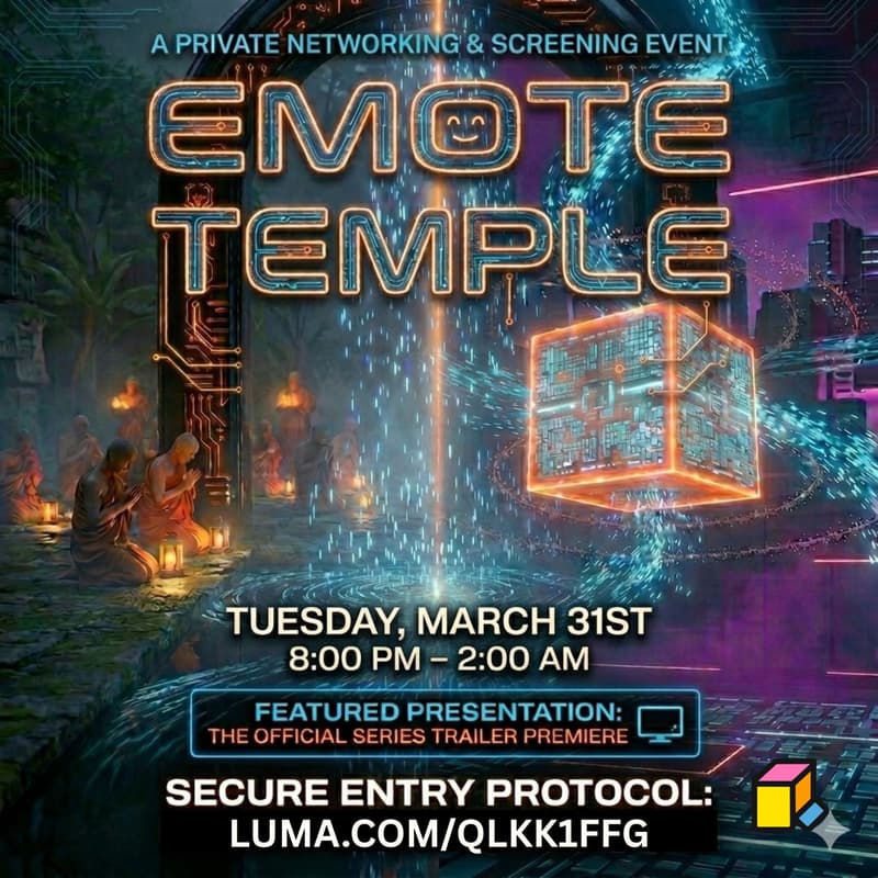 Cover Image for EMOTE Temple - Private Screening Party (19+) x RHOZE