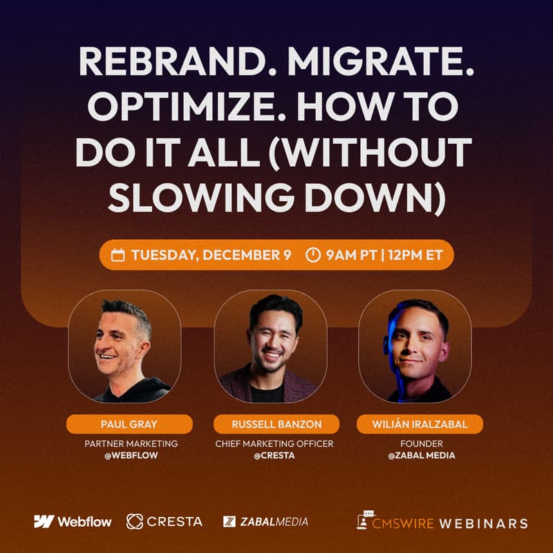 Cover Image for Rebrand. Migrate. Optimize. How to Do It All (Without Slowing Down)