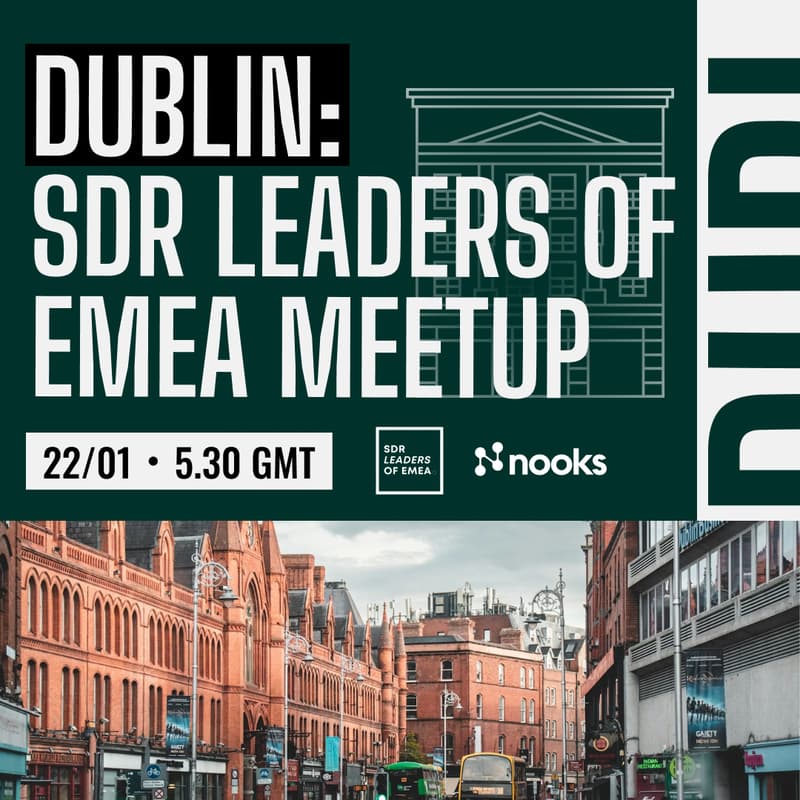 Cover Image for Dublin: SDR Leaders of EMEA Meet up