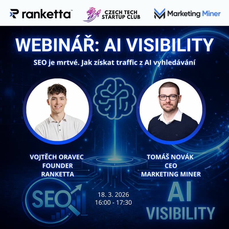 Cover Image for Webinář: AI visiblity. SEO je mrtvé - jak získat traffic z AI vyhledávání