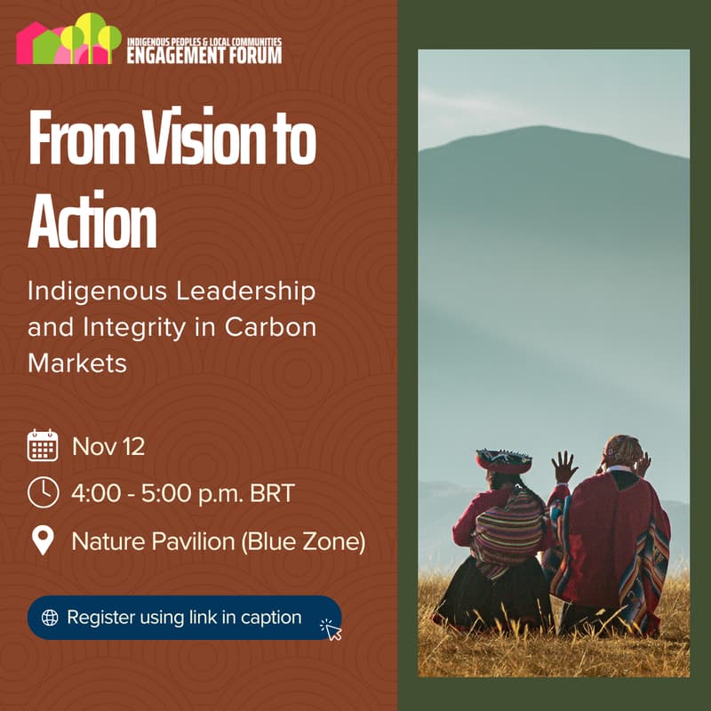 Cover Image for From Vision to Action: Indigenous Leadership and Integrity in Carbon Markets