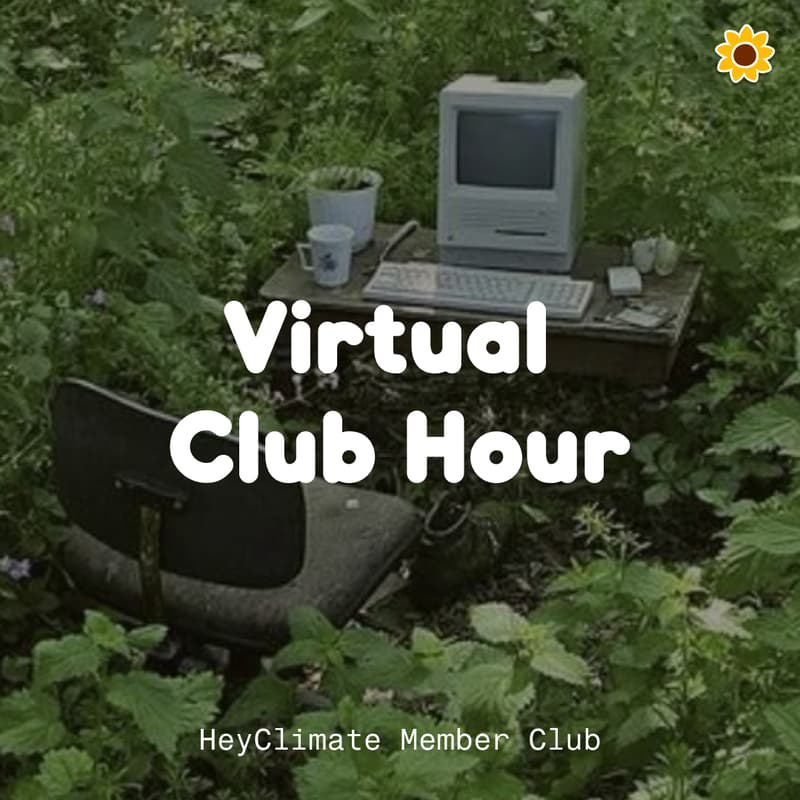 Cover Image for 👋 Virtual Club Hour (Let's say hey!)