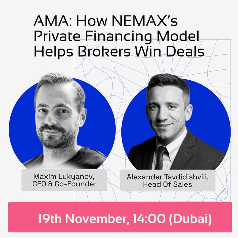 Cover Image for AMA: How NEMAX’s Private Financing Model Helps Brokers Win Deals