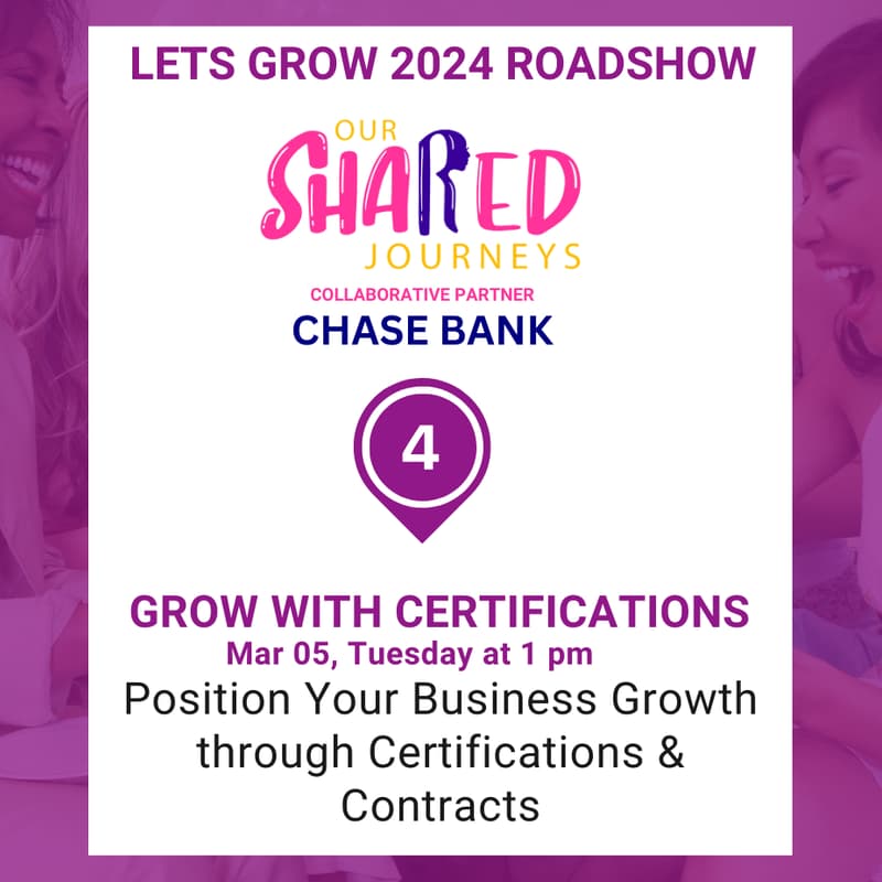 Cover Image for Grow With Certifications: Let's Grow 2024 Roadshow