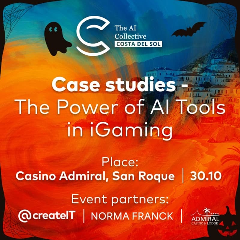 Cover Image for ⚡🎃The AI Collective Costa del Sol | Case studies - The Power of AI Tools in iGaming