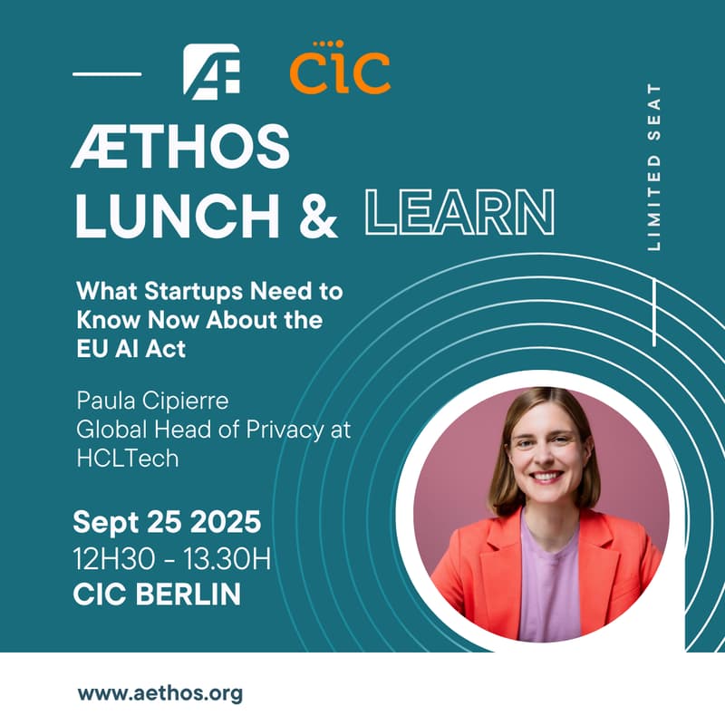 Cover Image for Lunch & Learn: What Startups Need to Know Now About the EU AI Act