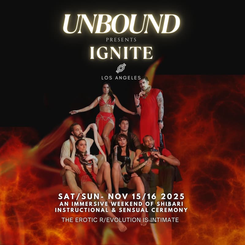 Cover Image for UNBOUND presents IGNITE: the Art of Intimacy - Somatics - Rope - RITUAL