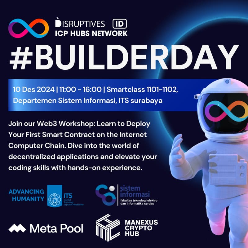 Cover Image for Builder's Day ICP Hub ID @ITS Surabaya