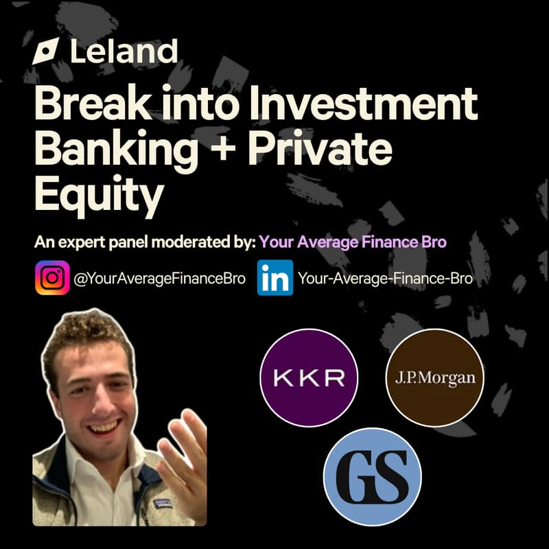 Cover Image for Break into Investment Banking + Private Equity