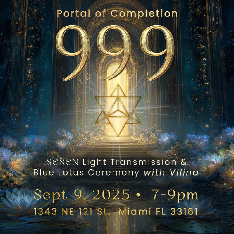 Cover Image for ✨9.9.9 Light Transmission & Blue Lotus Journey