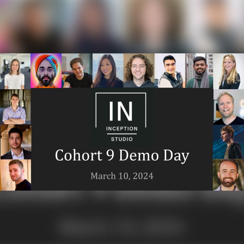 Cover Image for Inception Cohort 9 Demo Day and Reception