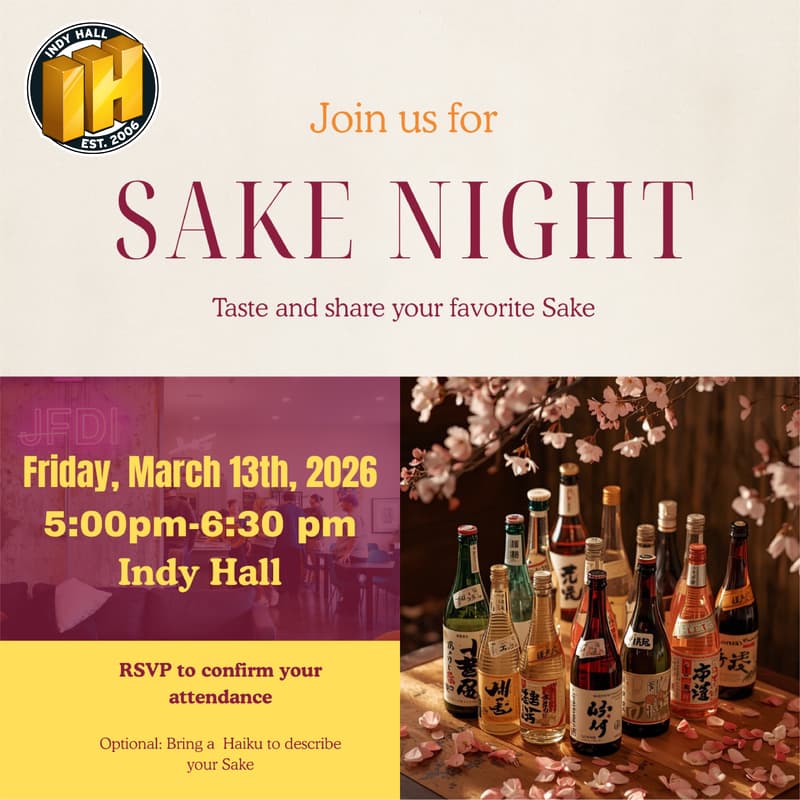 Cover Image for 🍶 Sake Swap & Tasting Happy Hour