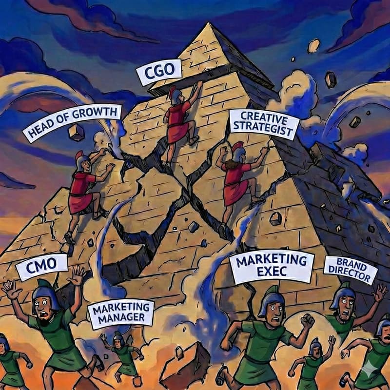 Cover Image for Building Teams for Hypergrowth - The Destruction of the Marketing Pyramid