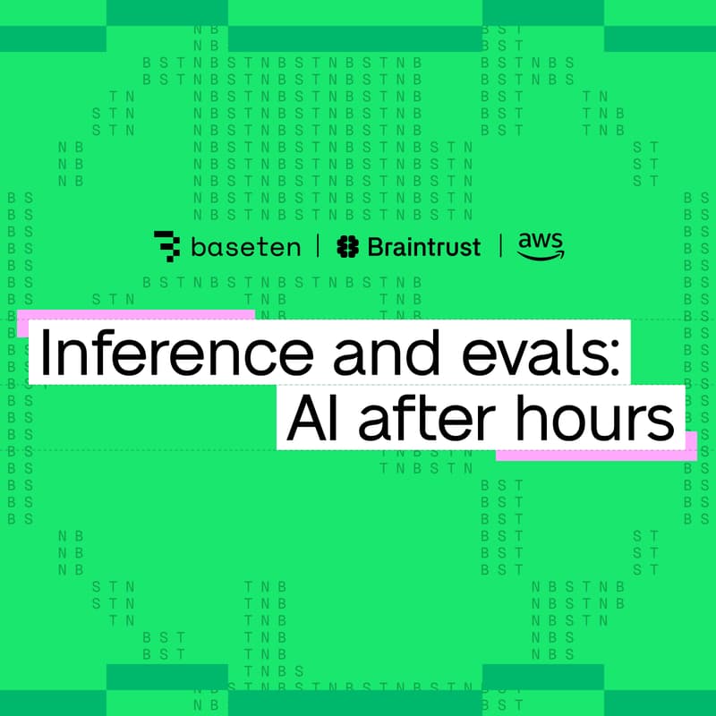 Cover Image for Inference and evals: AI after hours