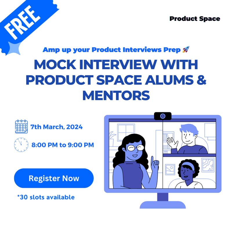 Cover Image for FREE Mock Interview with Product Space Alums & Mentors