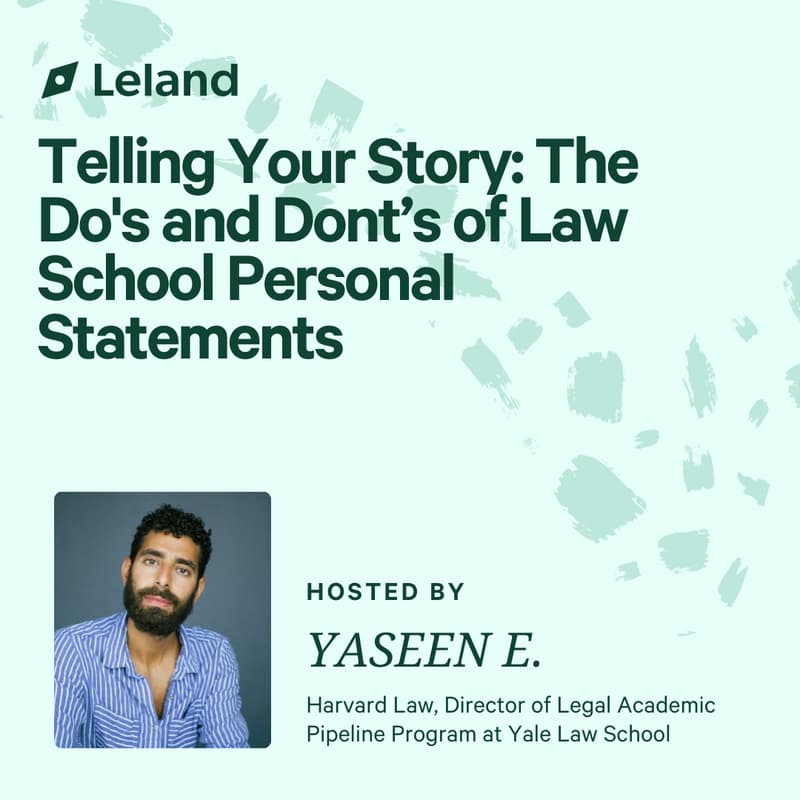 Cover Image for Telling Your Story: The Do's and Dont’s of Law School Personal Statements