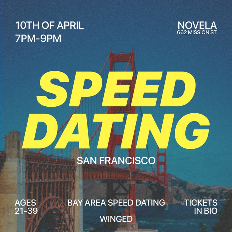 Cover Image for Winged x Bay Area Speed Dating Special Event