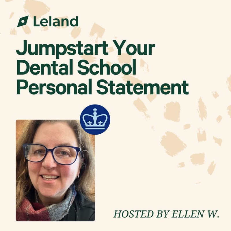 Cover Image for Jumpstart Your Dental School Personal Statement