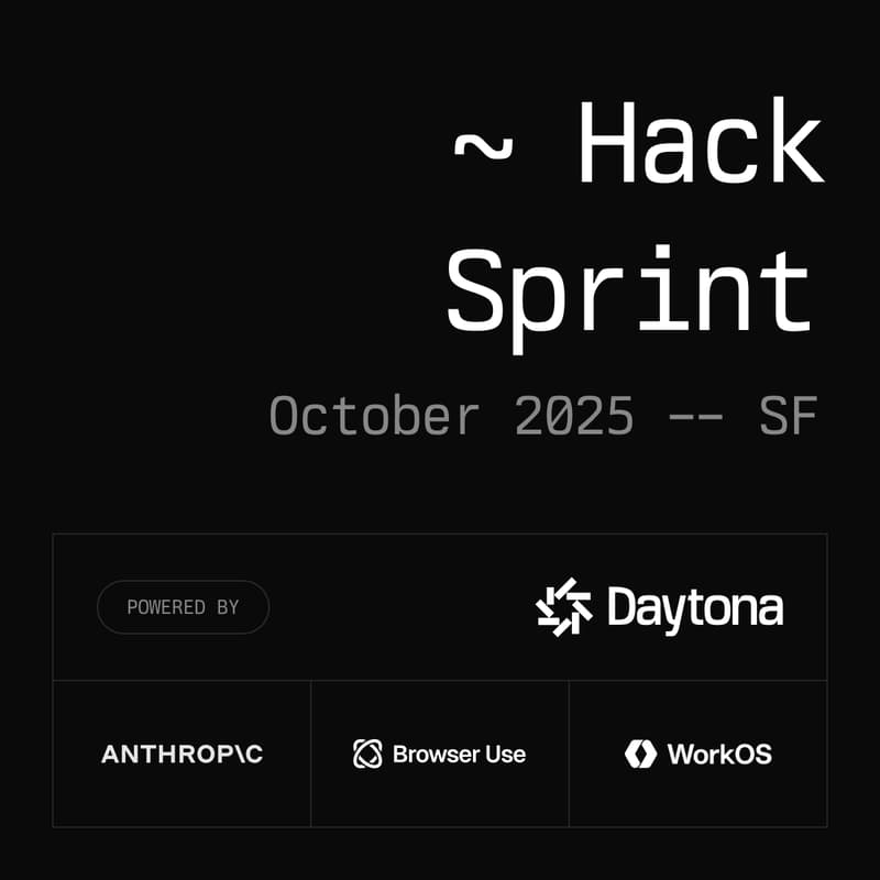 Cover Image for Daytona HackSprint - SF, October '25