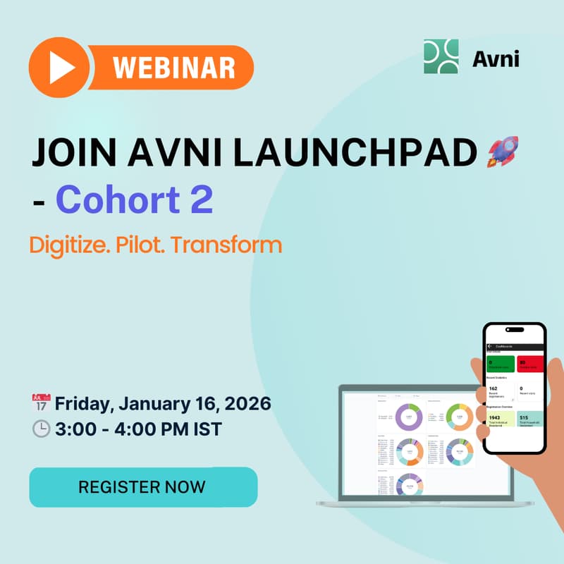 Cover Image for Avni Launchpad Webinar: Digitize Your Field Programs