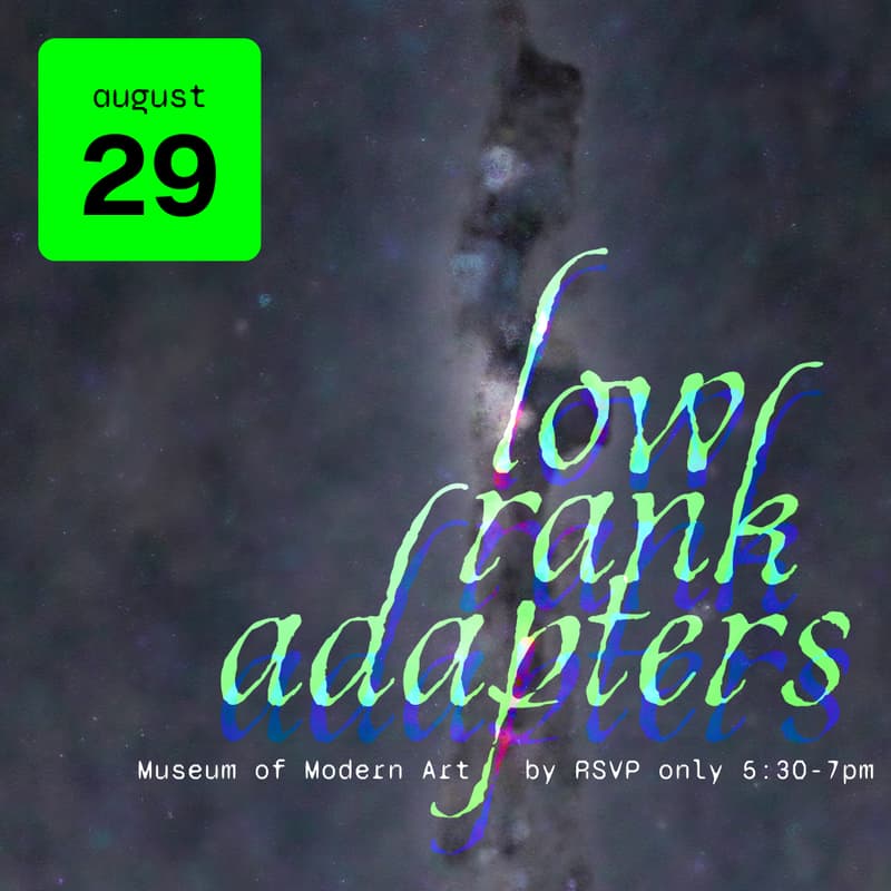 Cover Image for low rank adapters: AI Art Walk