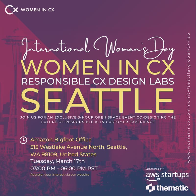Cover Image for WiCX Seattle | International Women’s Day 2026, Global CX Lab