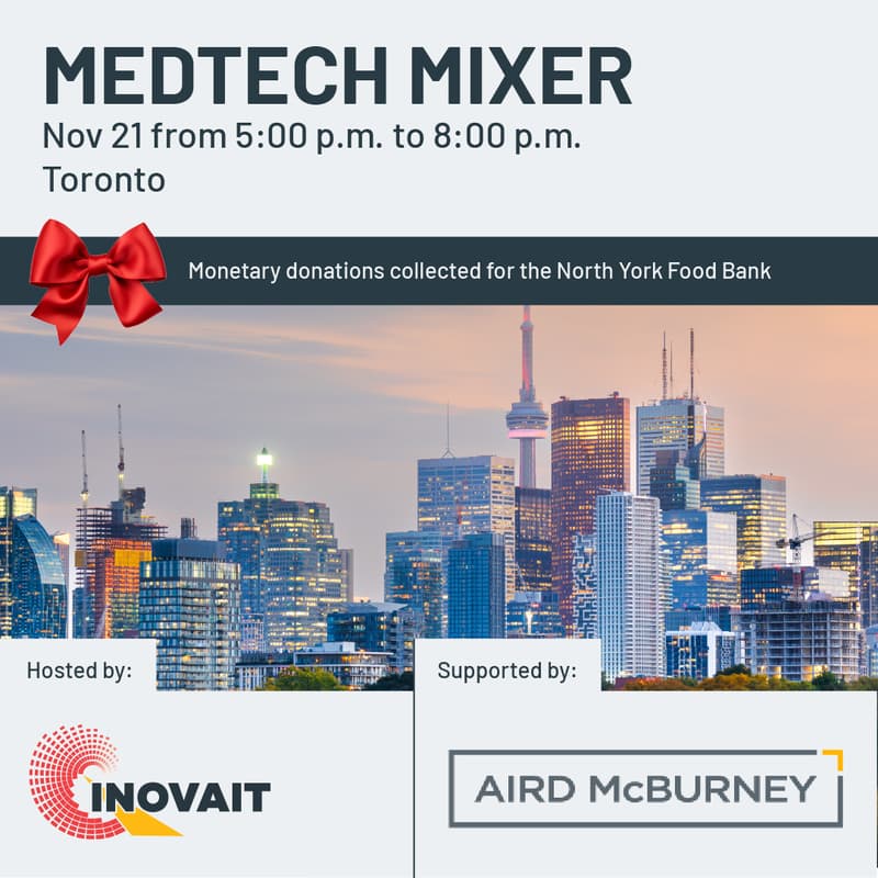 Cover Image for INOVAIT Medtech and Digital Health Networking Mixer (Toronto)