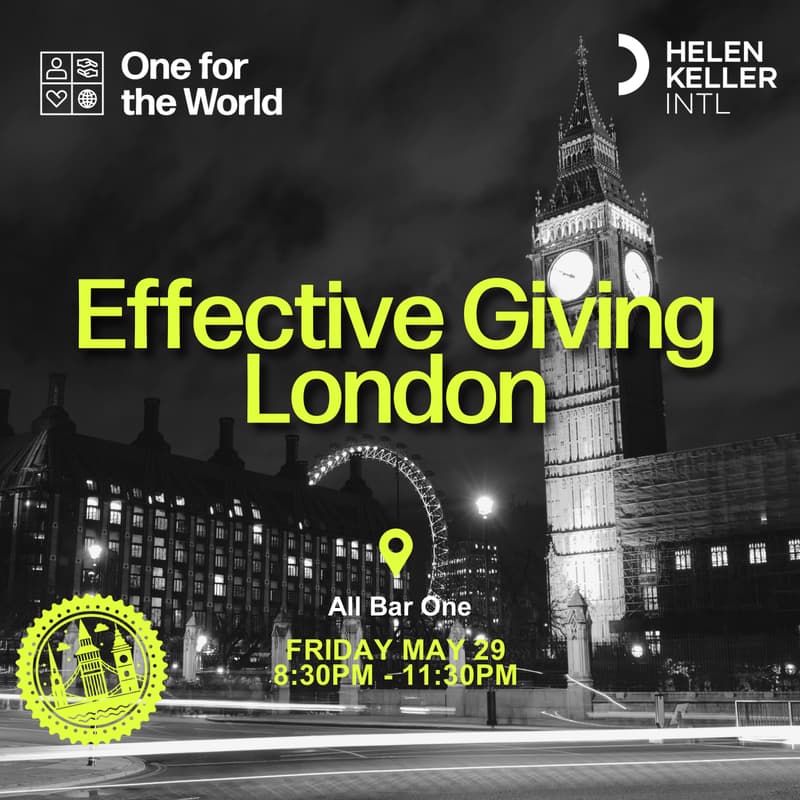 Cover Image for Effective Giving London