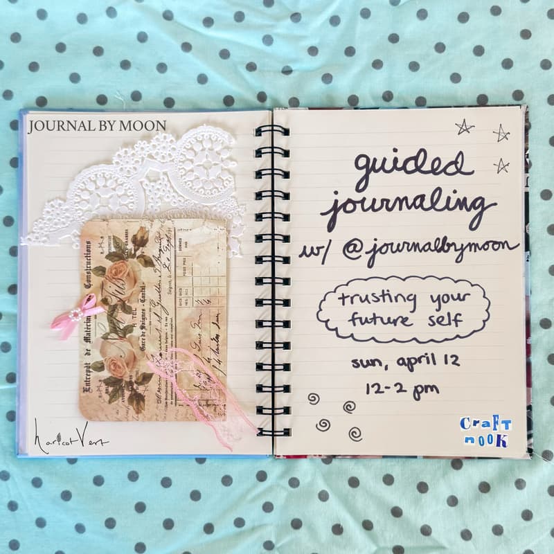 Cover Image for guided journaling w/ @journalbymoon