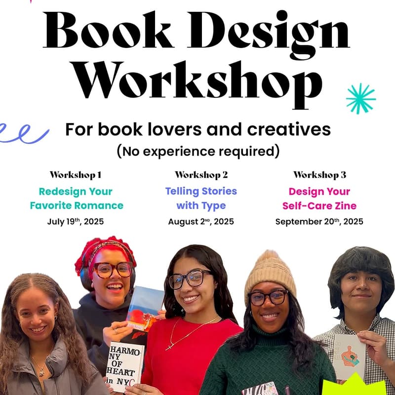 Cover Image for 📚Book Design Workshop: Telling Stories with Type (NYC)