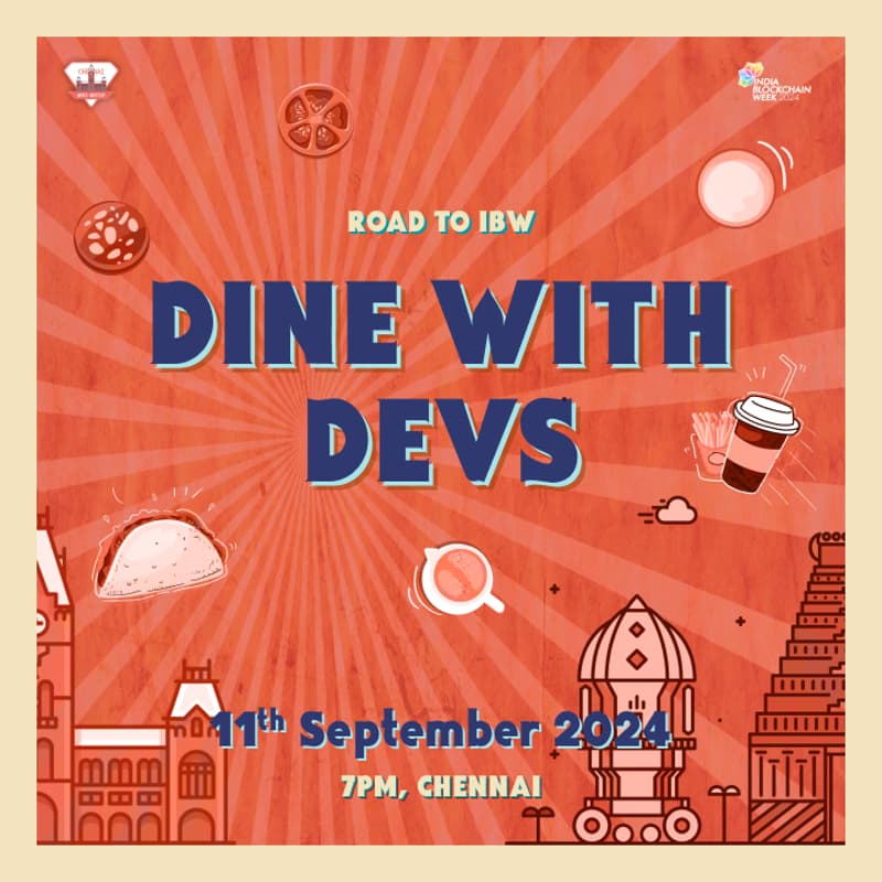 Cover Image for Road to IBW : dine with devs (Chennai)