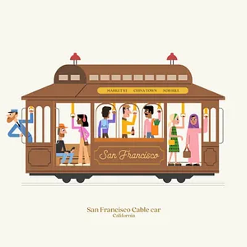 Cover Image for Explore SF Series: Twilight Cable Car Adventure at The Emarcadero