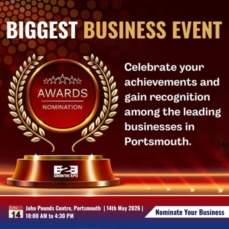Cover Image for Portsmouth B2B Growth Expo 2026 | Nominating Your Business For An Award