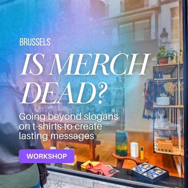 Cover Image for Is Merch Dead? • A Comms & Marketing Workshop
