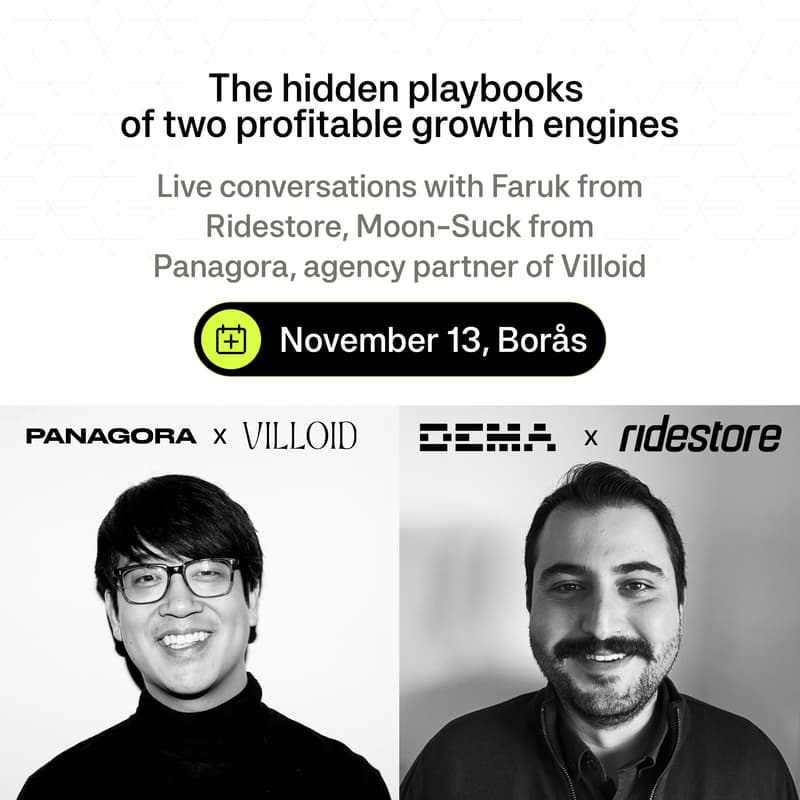 Cover Image for Fireside chat with Villoid & Ridestore @ Borås Textile Days