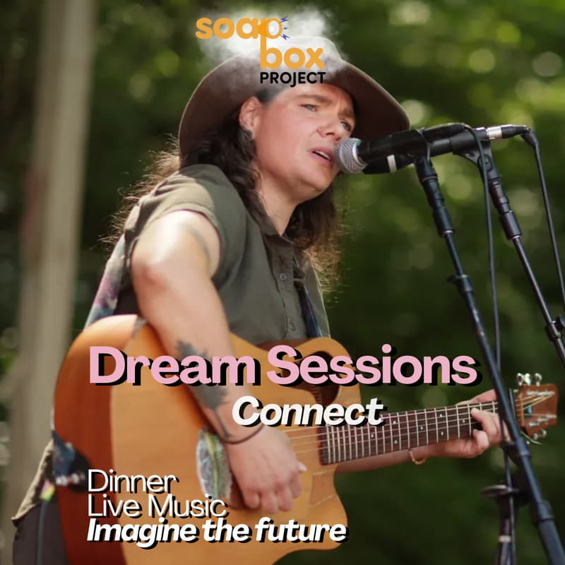 Cover Image for Dream Sessions: dinner, live music, & reimagining community (ft. Sara Tone)