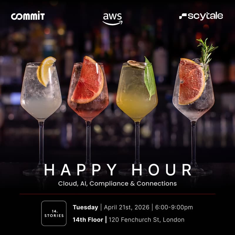 Cover Image for Commit x Scytale Happy Hour: Cloud, AI, Compliance & Connections!
