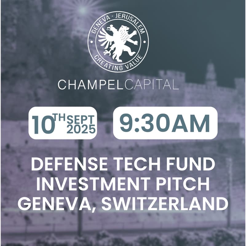Cover Image for DEFENSE TECH FUND INVESTMENT PITCH - Champel Capital
