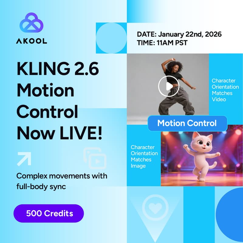 Cover Image for KLING 2.6 Motion Control Now LIVE!