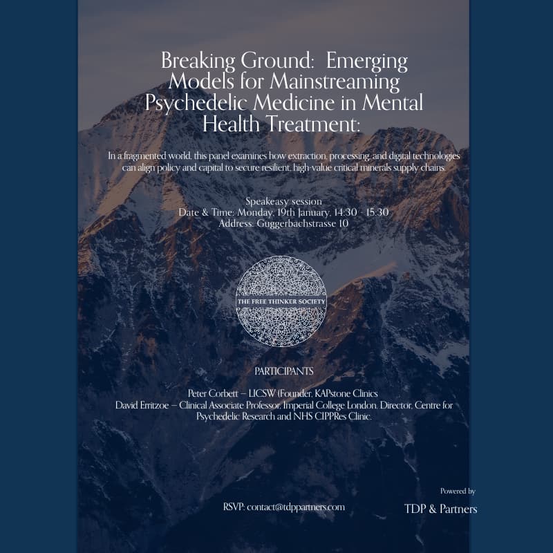 Cover Image for Breaking Ground:  Emerging Models for Mainstreaming Psychedelic Medicine in Mental Health Treatment: