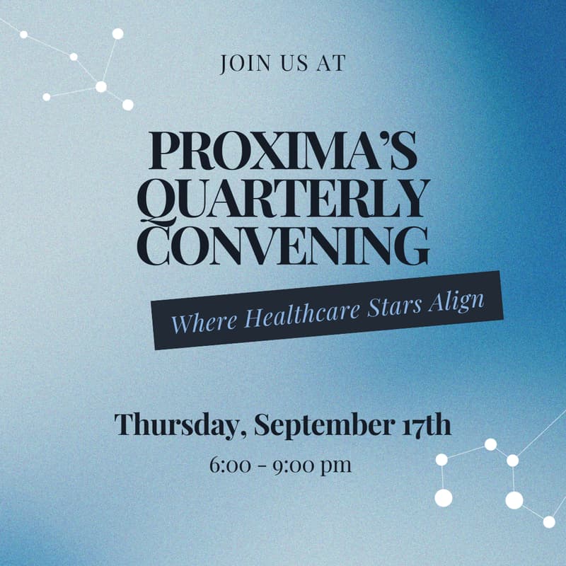 Cover Image for Proxima's Quarterly Convening