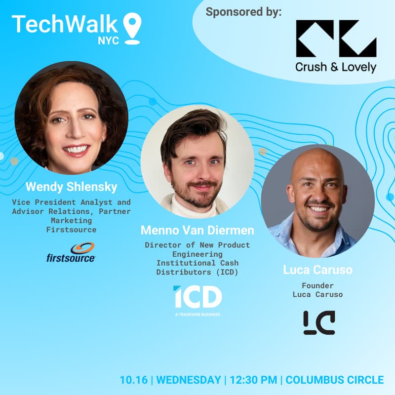 Cover Image for TechWalk NYC w/ Co-Hosts Wendy, Menno and Luca