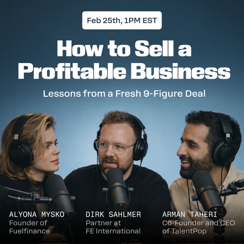 Cover Image for How to Sell a Profitable Business: Lessons from a Fresh 9-Figure Deal